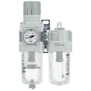 (AC40A-F04G-A) CONJ. DE PREPARACAO DE AR FRL - SERIE AC-A