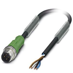 SAC-4P-M12MS/5,0-PUR CABO COM CONECTOR