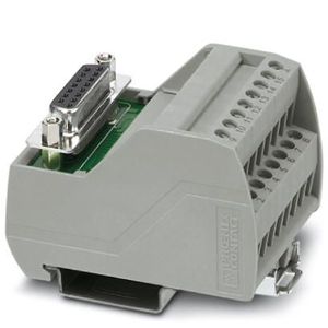 VIP-2/SC/D15SUB/F MÓDULO DE CONEXÃO DE FIOS/CABO