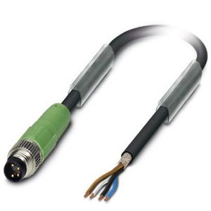 SAC-4P-M8MS/3,0-PURSH CABO COM CONECTOR