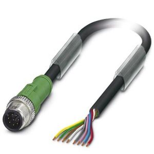 SAC-8P-M12MS/3,0-PUR CABO COM CONECTOR