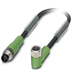 SAC-3P-M8MS/0,6-PUR/M8FR CABO COM CONECTOR