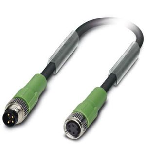 SAC-4P-M8MS/0,3-PUR/M8FS CABO COM CONECTOR