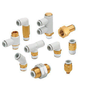 KQ2H08-00A CONEXAO INSTANTANEA RETA DE PLASTICO
